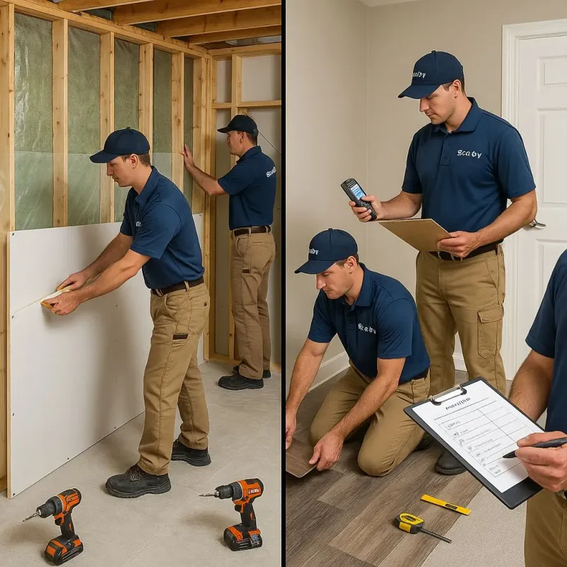Repairs and Reconstruction process in East Providence, RI